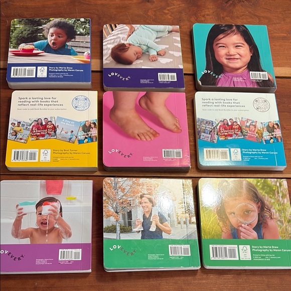 Lovevery Kids Learning Board Book Set of 9 - Picture 2 of 4